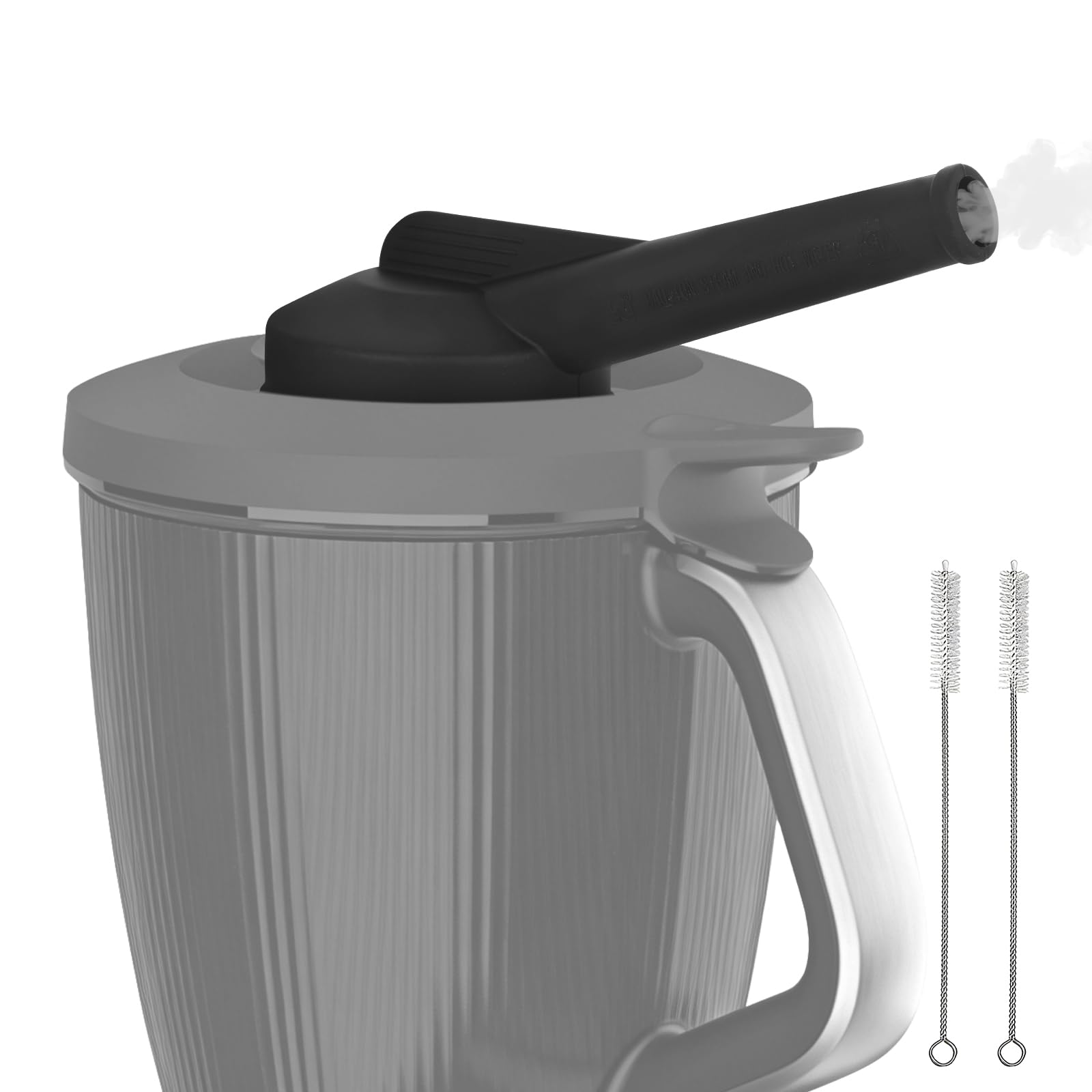 Przekierowywacz pary kompatybilny z Thermomix TM7, obrotowy o 360° komin odparowywania z zabezpieczeniem przed przelaniem, nakładka do odprowadzania pary do szafy, komin, ochrona mebli, odssawanie