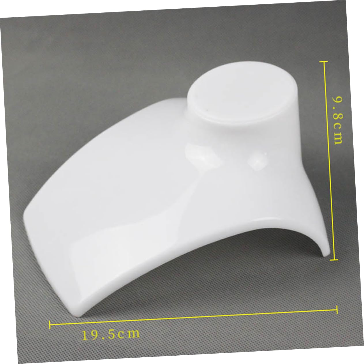 Ipetboom 2Pcs Necklace Display Stand Holder for Showcase Durable Jewelry Organizer Rack for Earrings and Pendants Elegant White Design for Home and Retail Settings