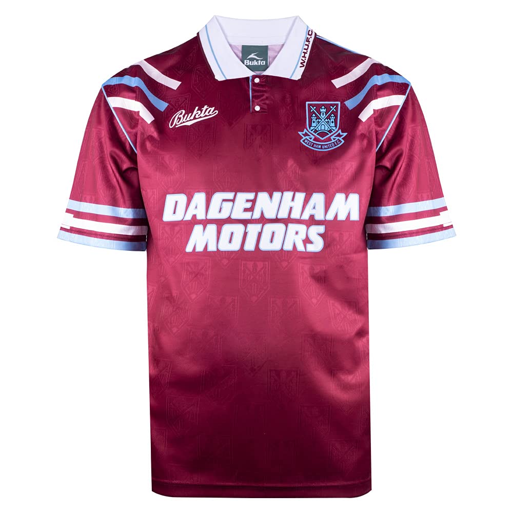 Score Draw West Ham United 1992 Bukta Shirt Brown