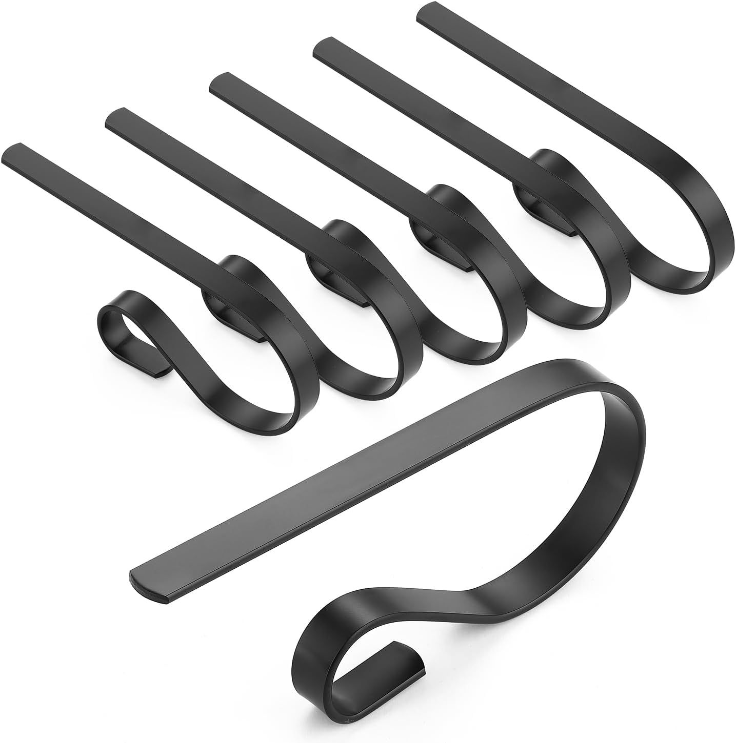 KOHcojim Christmas Stocking Holders for Mantle Set of 6, Mantel Stocking Hangers