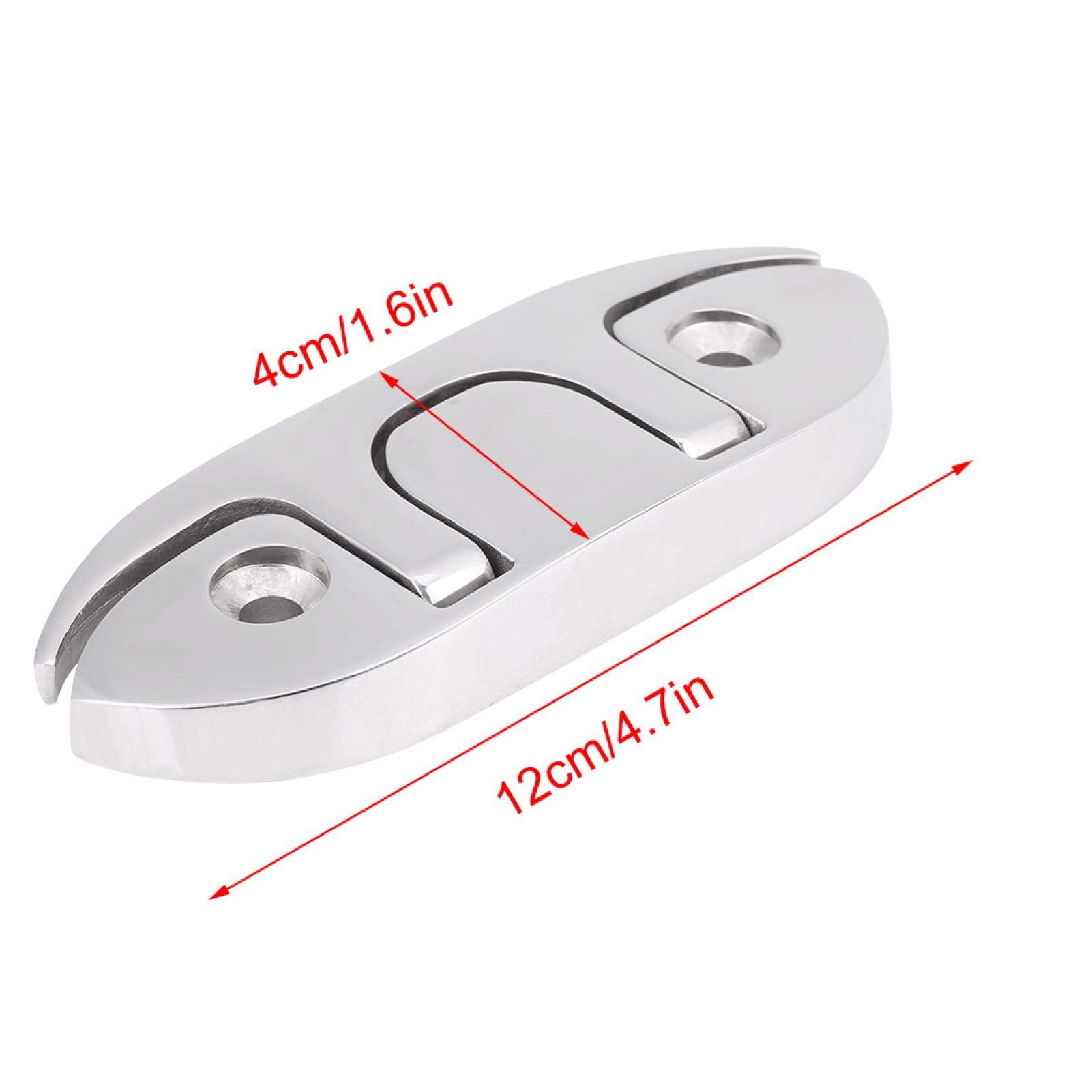 KIMISS galloccia + Health Gear Bitta Pieghevole per Barche, Bitta Marina in Acciaio Inox Dock per Barca Ribaltabile per Ormeggio Barca, Kayak, Marino (12cm): .it: Sport e tempo libero