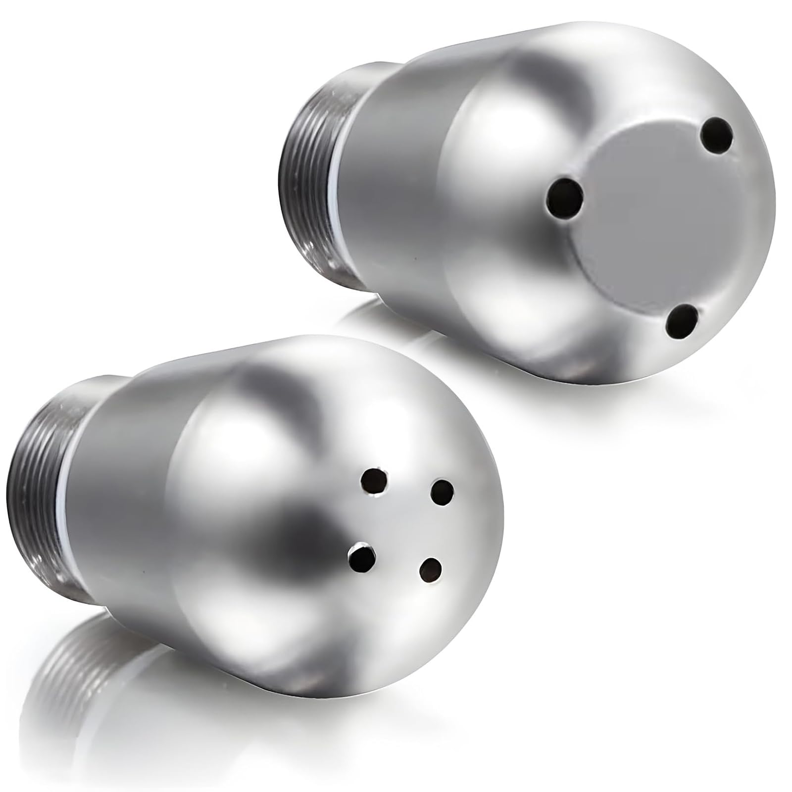 HAPPOWPack of 2 Steam Nozzles Compatible with Sage/Breville Barista Express, Sage Barista Pro/Barista Touch Impress/Bambino, Stainless Steel Steam Nozzle of Coffee Machine, 3/4 Holes, Accessories for