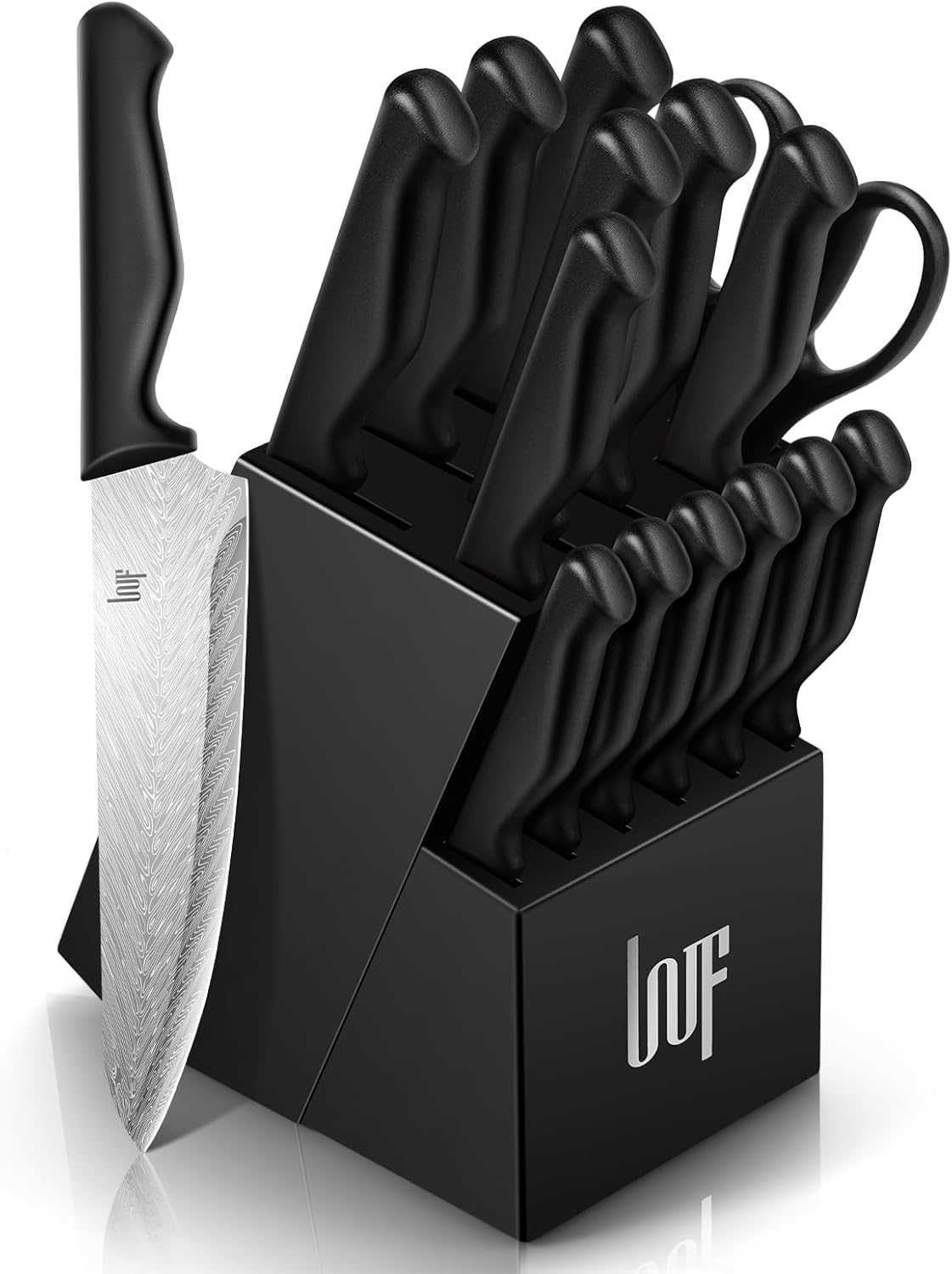 UUF Knife Sets,14 Pieces German Stainless Steel Kitchen