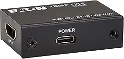 Acoplador extensor HDMI 8K série Tripp Lite Eaton, adaptador fêmea para fêmea, extensão de até 10 m, 8K @60Hz / 4K @120Hz, HDR10+, Plug-and-Play, compatível com TV, Roku, PS5, Xbox e mais (B122-000