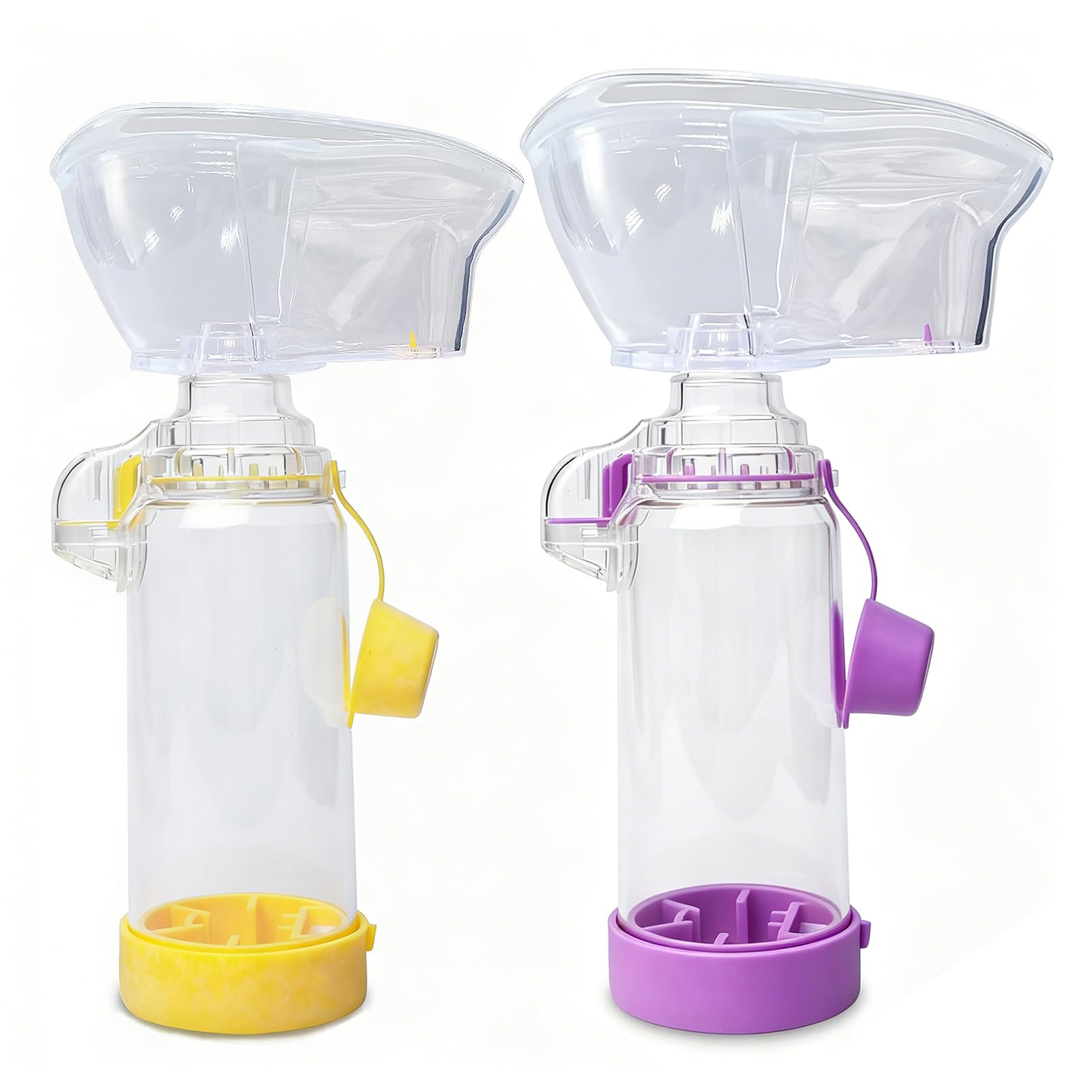 Aerosol Spacer Chamber - Compact Asthma Inhaler with Masks (Suitable for Children and Adults) (2)