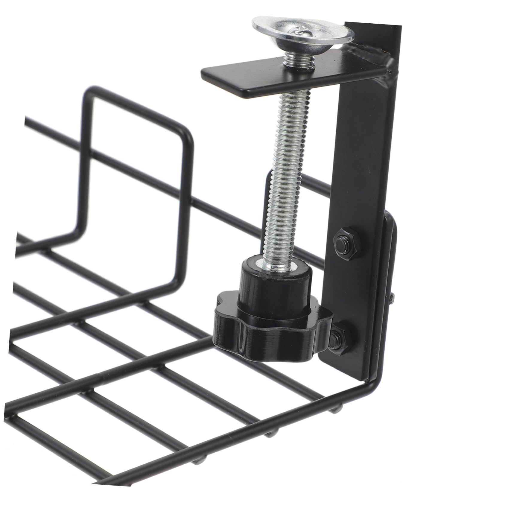 Portacavi Sotto Scrivania Carbonio Organizer Per Cavi Ufficio Struttura Resistente e Durevole Per Protezioni e Ciabatte Design Compatto Per Postazioni Di Lavoro Ordinati