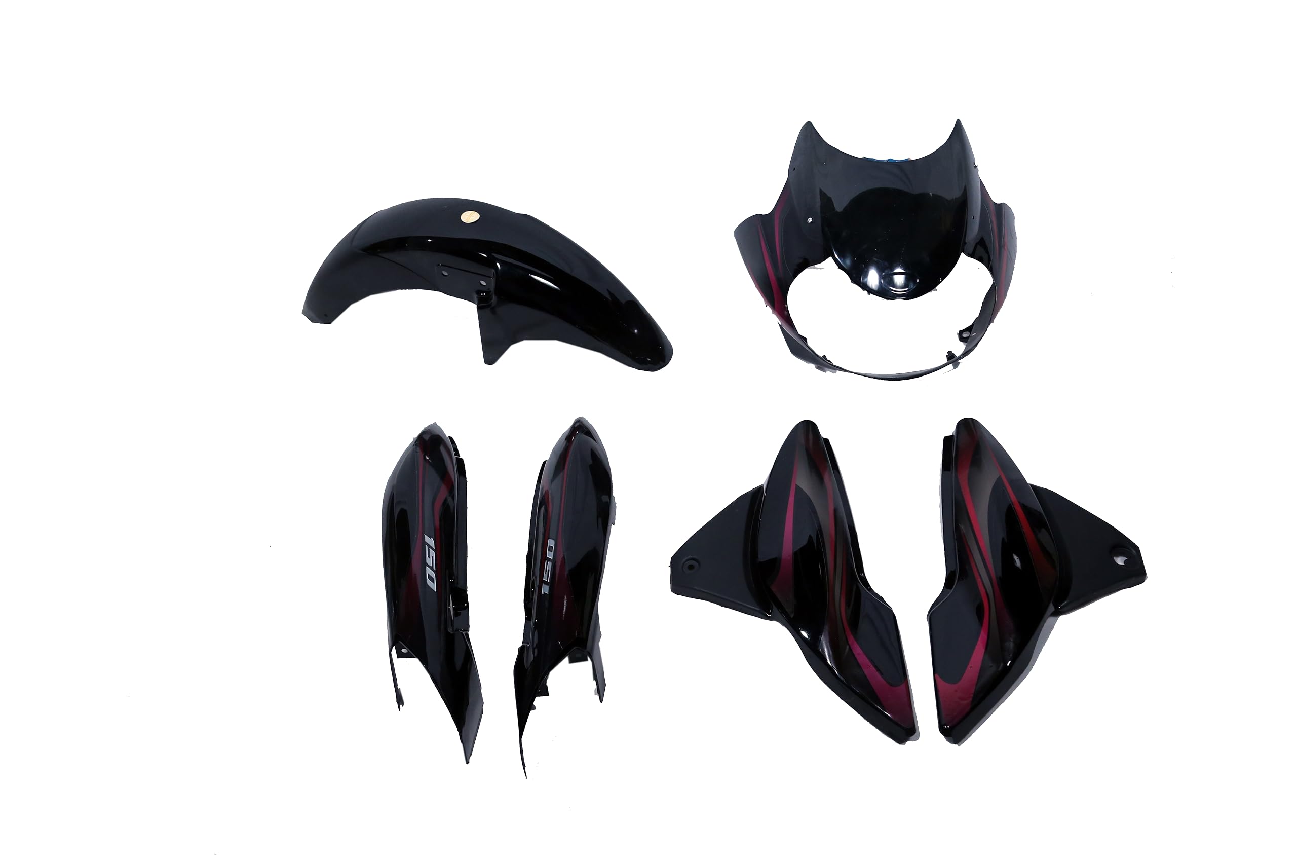 Ultra Full Fiber Body Kit For DISCOVER 150 H1 MCM BLACK GOLDEN Ultra Full Fiber Body Kit For DISCOVER 150 H1 MCM BLACK GOLDEN