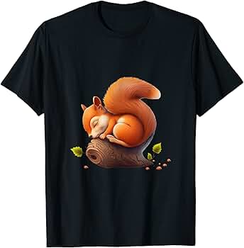 Amazon | リス Tシャツ | Tシャツ・カットソー 通販