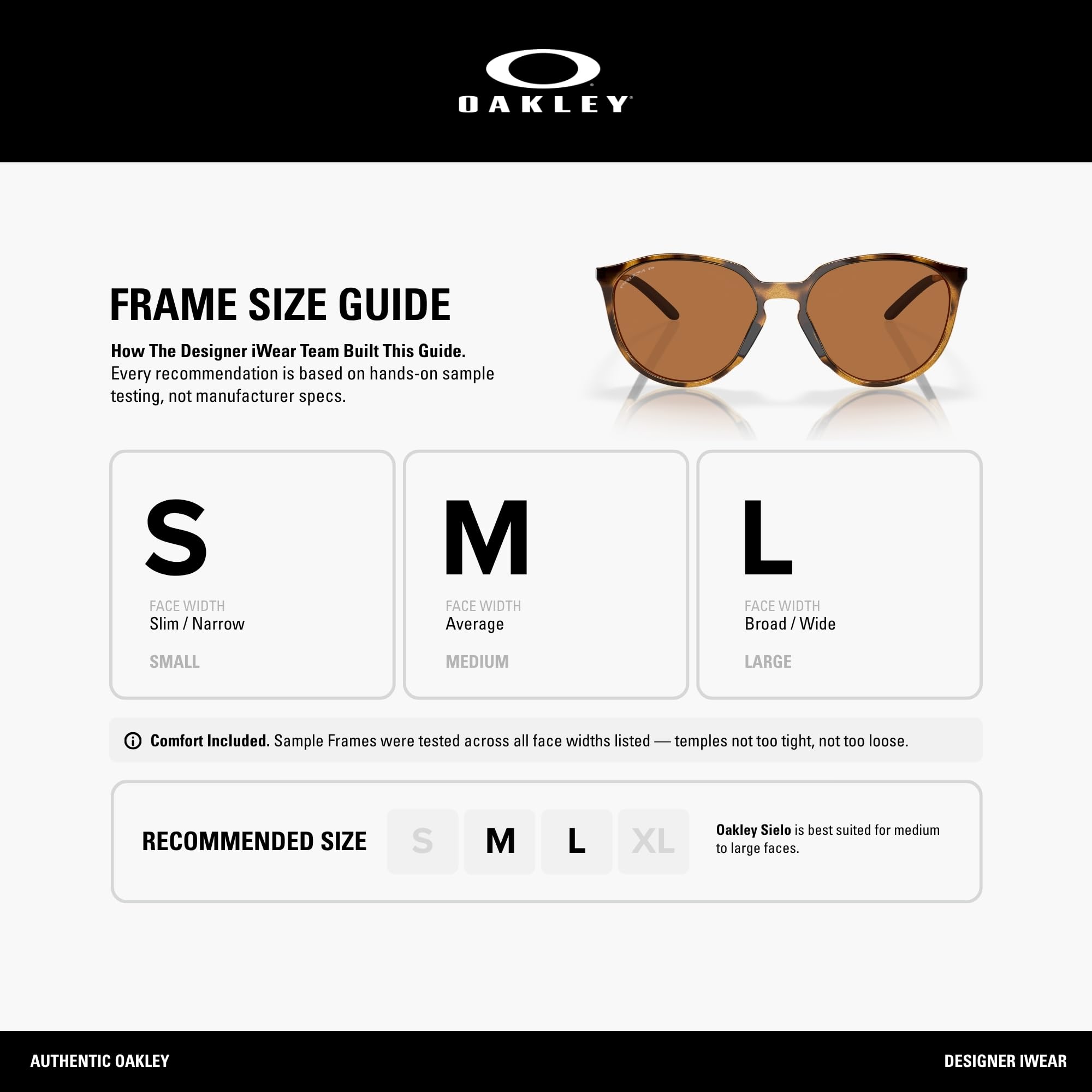 Oakley Sielo OO9288 Runde Sonnenbrille für Damen + Bundle Zubehörleine + Designer-iWear Kit