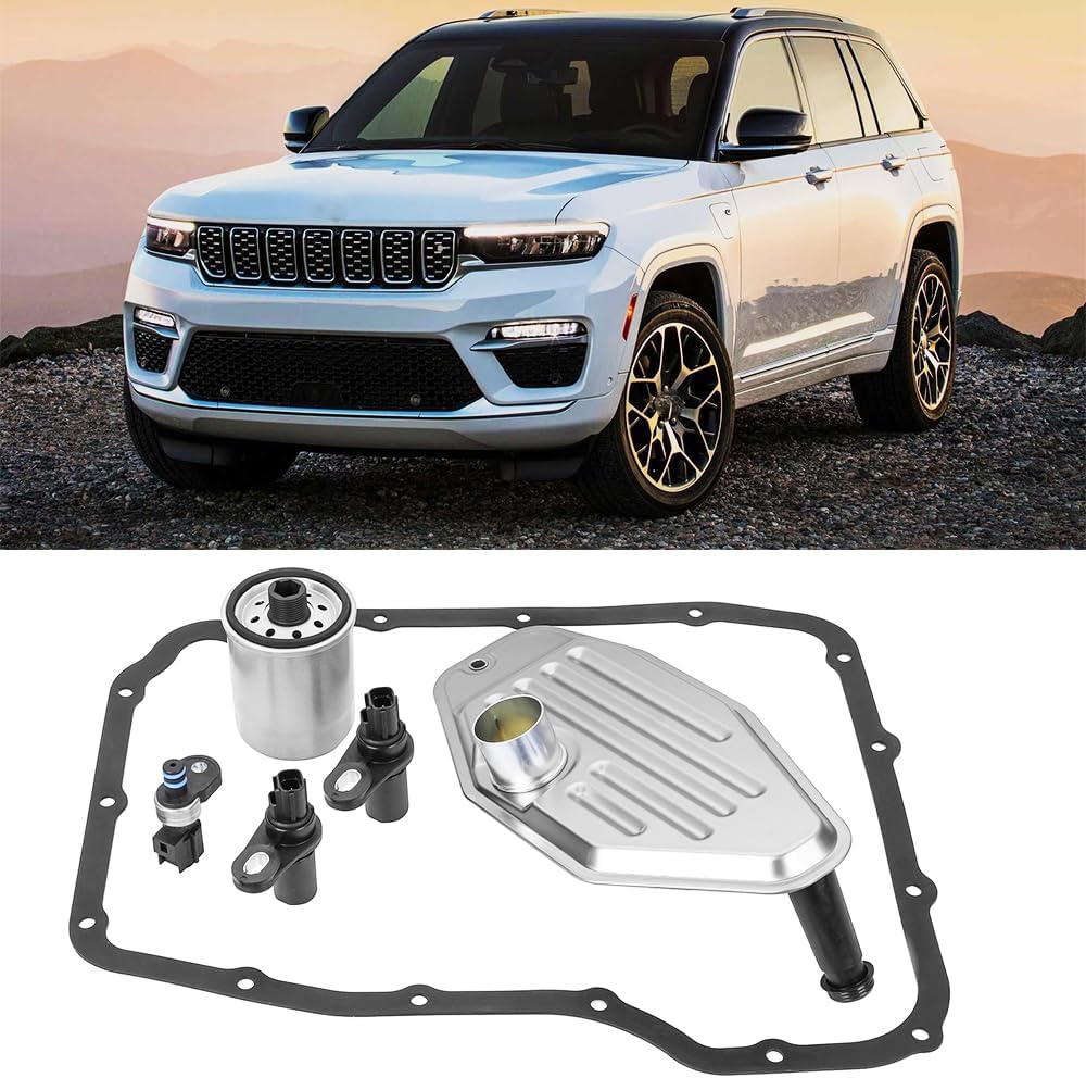 CAREONLINE 545RFE 65RFE 66RFE 68RFE Transmission Filter Kit 4WD Compatible with Dodg-e JEE-P CHEROK-EE RA-M Pan Gasket 99-UP 04799758AD 04799061AB