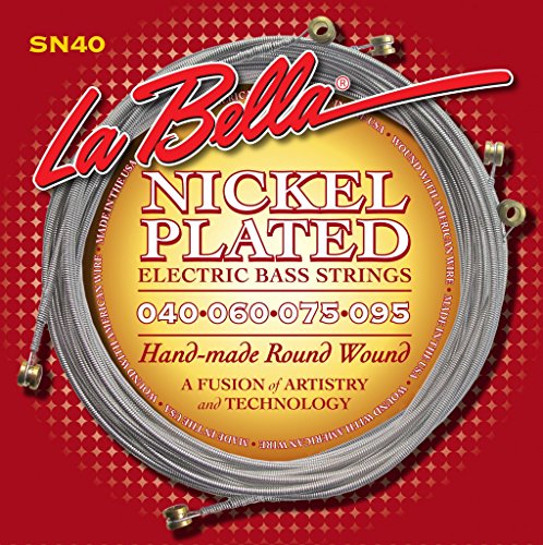 Labella SN40 Slappers Série Jeu de Cordes pour Guitare Basse 40/85 Extra Light - Les Beatles, Paul McCartney, John Lennon, RIngo Starr, George Harrison Labella SN40 Slappers Série Jeu de Cordes pour Guitare Basse 40/85 Extra Light