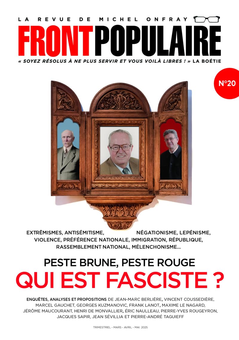 QUI EST FASCISTE TOME 20 - FRONT POPULAIRE