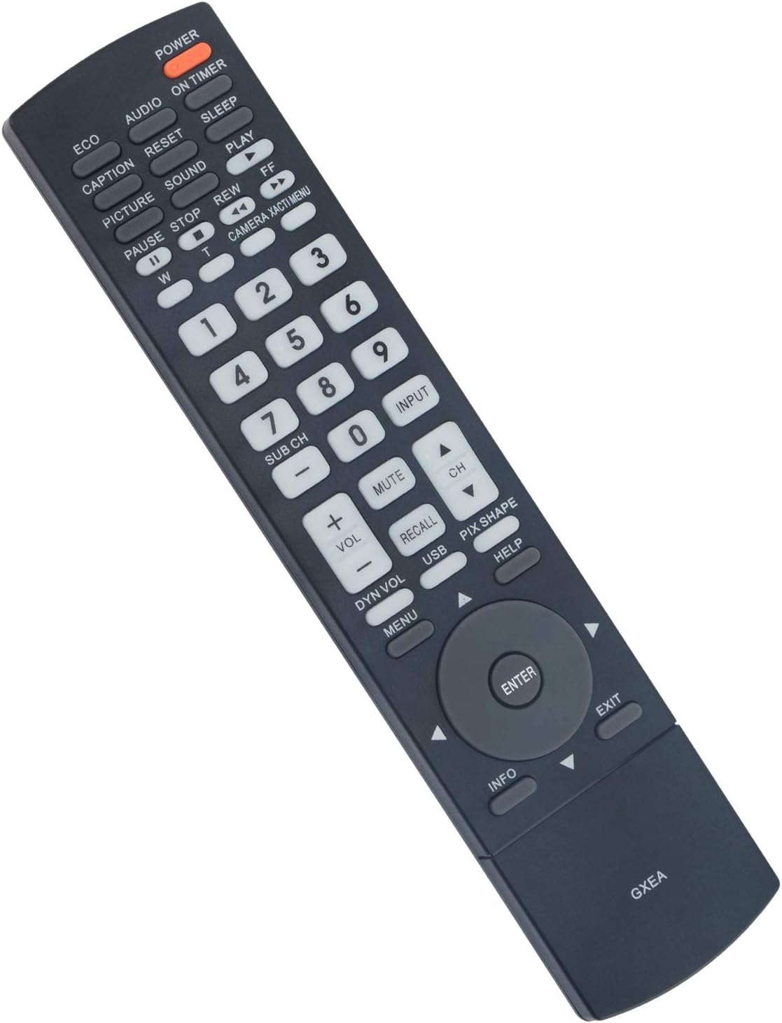 GXEA Replace Remote Supports for SANYO TV DP40142 DP42410 DP32242 DP37840