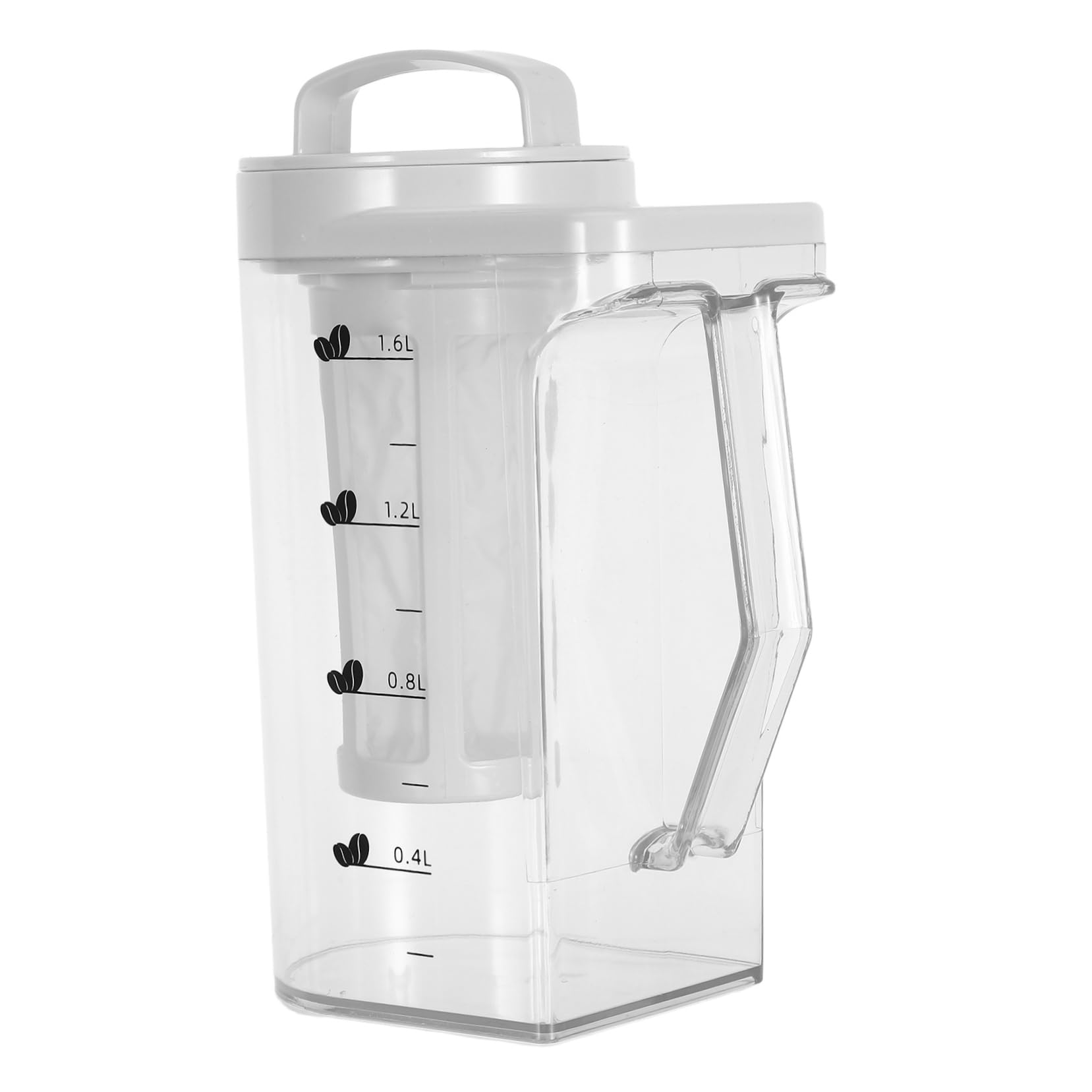 MAGICLULU Plastic Beverage Dispenser Cold Kettle for Refrigerator Cold Brew Maker Tea Pot