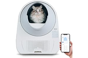 CATLINK Self Cleaning Litter Box: Automated Odor Control, Health Monitoring for Multiple Cats (Luxury Pro)