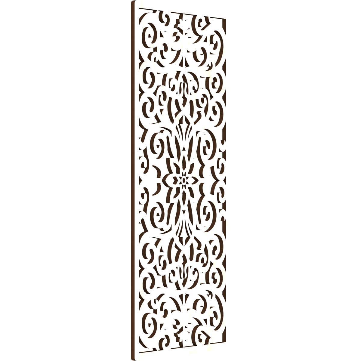 Buel Decorative Pierced Fretwork Wood Wall Panels, 13 3/8"W x 34 3/8"H x 3/8"T, Birch