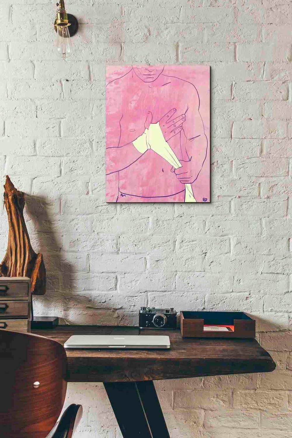 Epic Graffiti 'Boxing 1' by Giuseppe Cristiano, Canvas Wall Art, 12"x16"