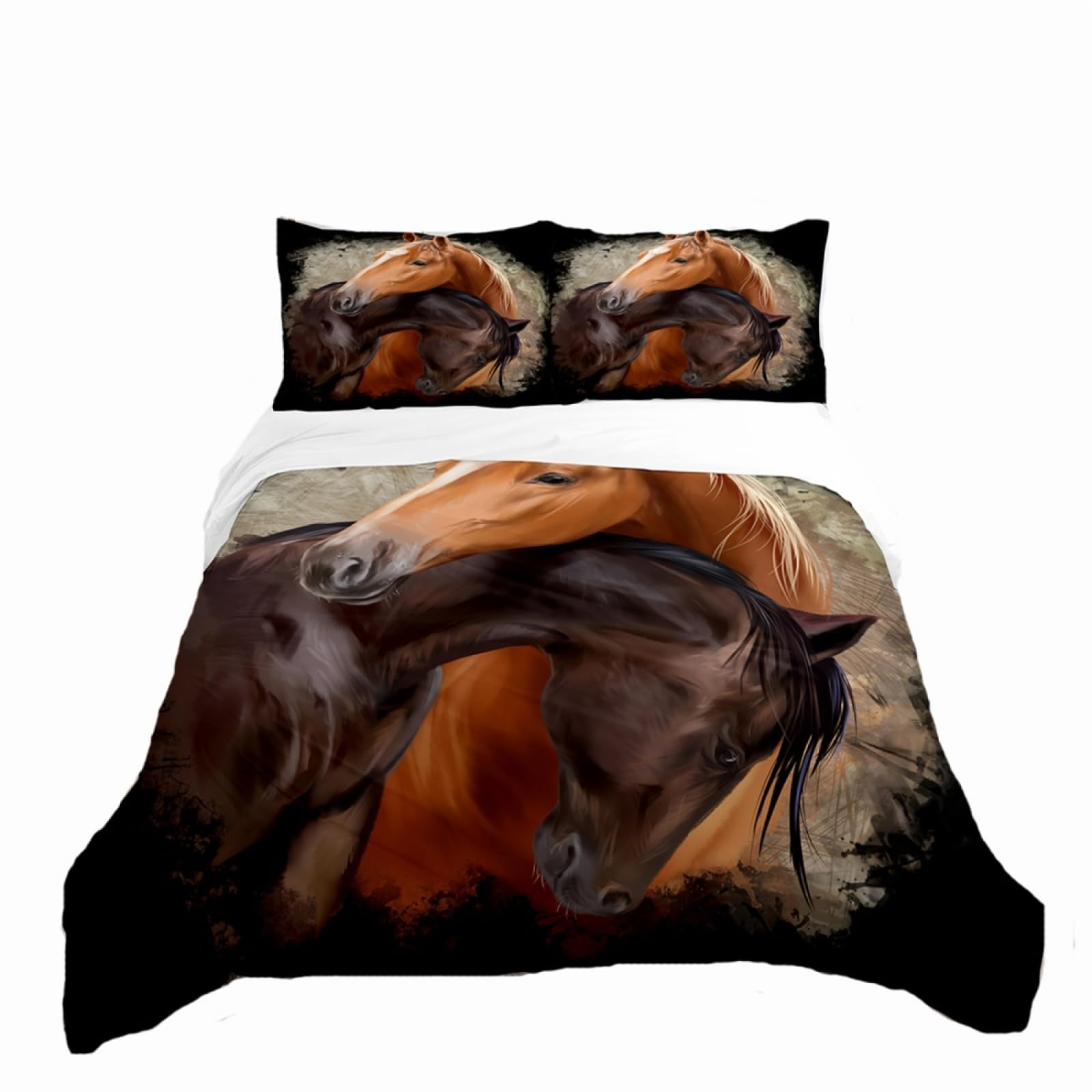 Double Duvet Set Black Coffee Bedding Double Bed Set Duvet Cover Sets