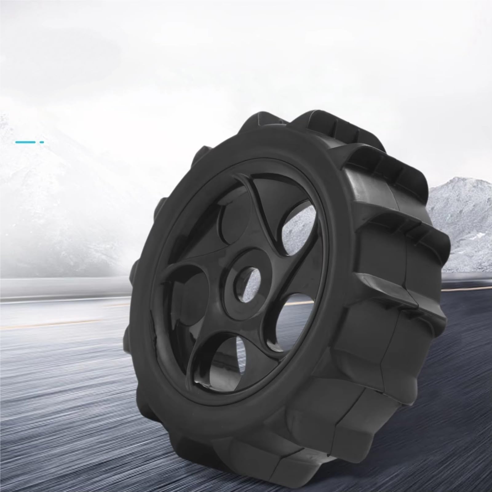 Pneumatici RC per HPI per AKA 1:8 RC Fuoristrada Ruote per Buggy Pneumatici da Spiaggia con Carta Corta 4 Pezzi Pagaie Neve E Sabbia