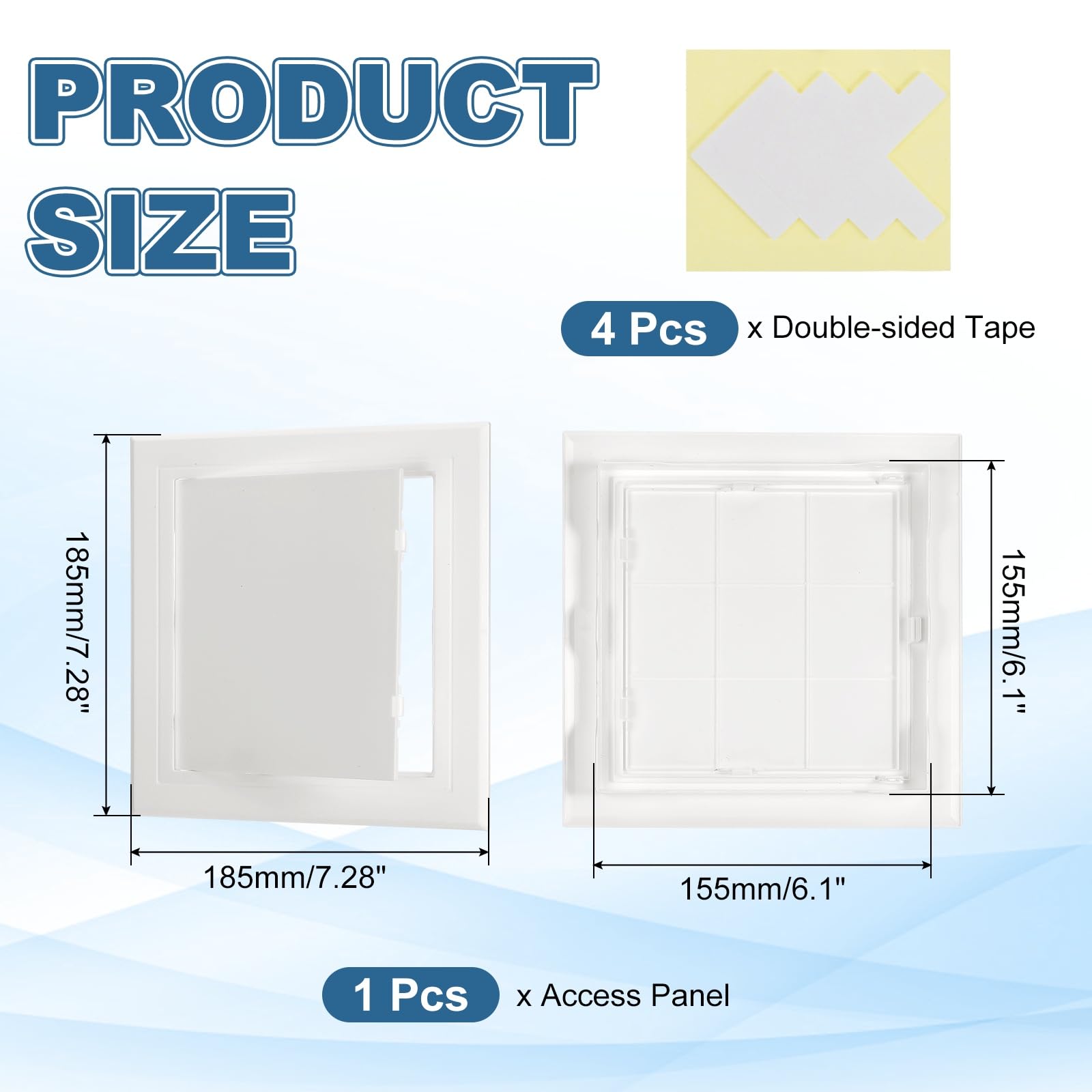 PATIKIL Access Panel for Drywall 155x155mm - Image 2