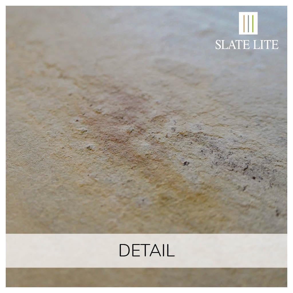 Slate-Lite Stick & Go - Azulejos de chapa de piedra real, 11.8 x 23.6 pulgadas, 11.6 pies cuadrados, paquete de 6 – Superficie de pizarra natural y mica con variaciones de color únicas, fácil
