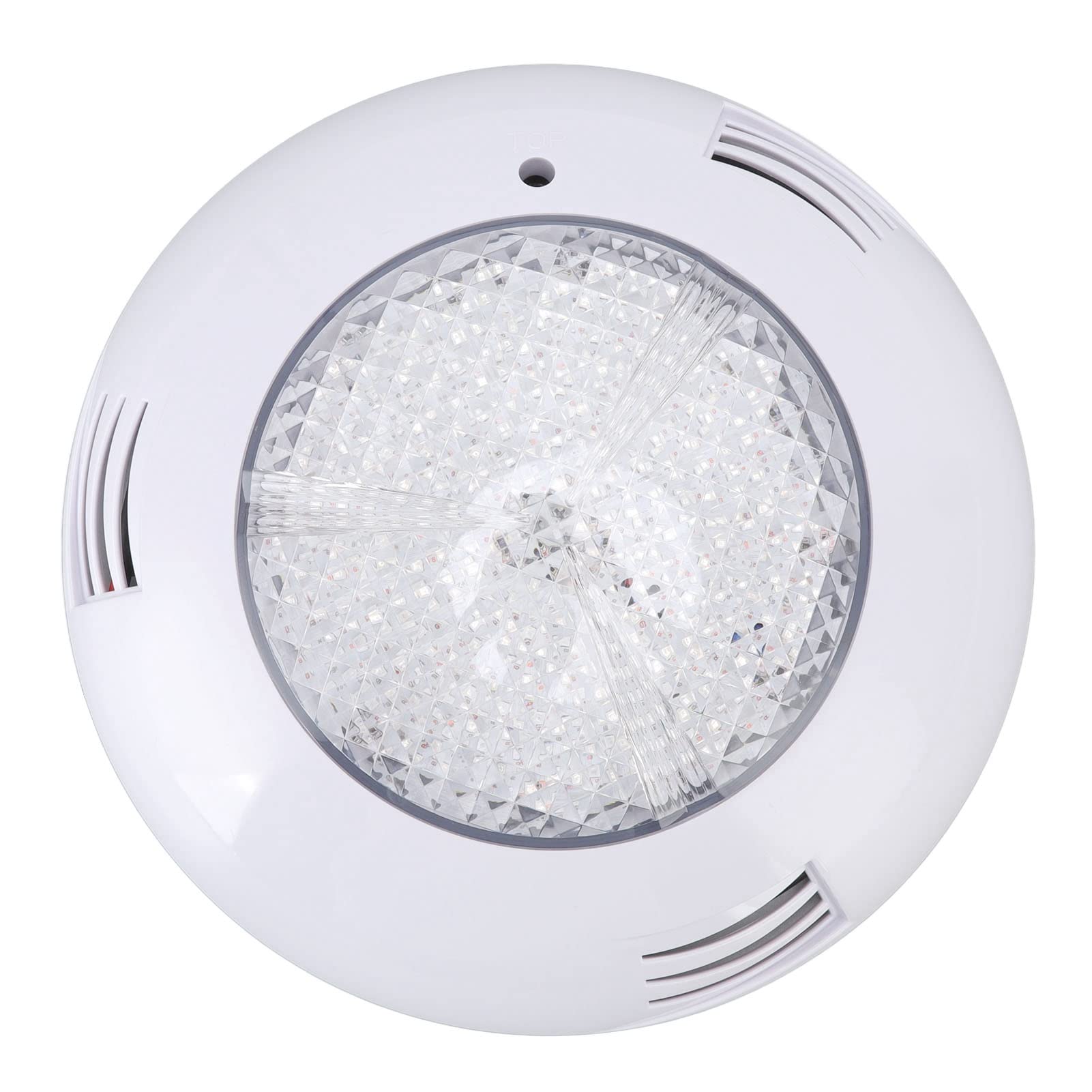 Fafeicy Oświetlenie Basenowe LED AC12V Światło Basenowe RGB 25W ABS PC IP68 Wodoodporne Zdalne Sterowanie Podwodne światło do Basenów Akwaria o Wysokiej Przepuszczalności Długa żywotność (25W)