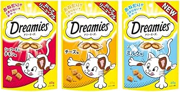 Amazon.co.jp: ドリーミーズ 猫用おやつ 60g 9種類×1 (計9個) くまねこ