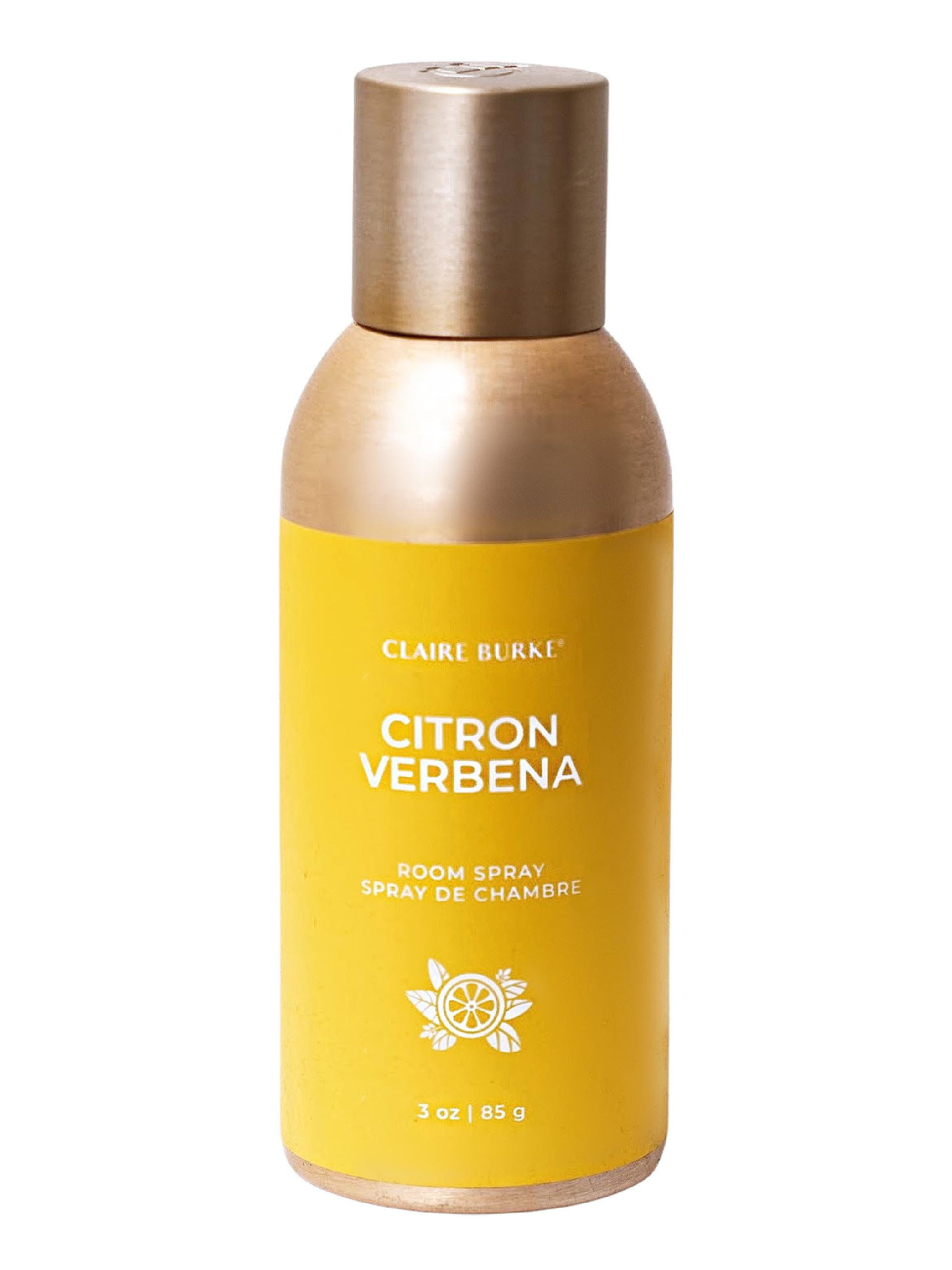 Claire Burke Citron Verbena Air Freshener Spray 3 oz, Clean Lemon Scent, 1 ct