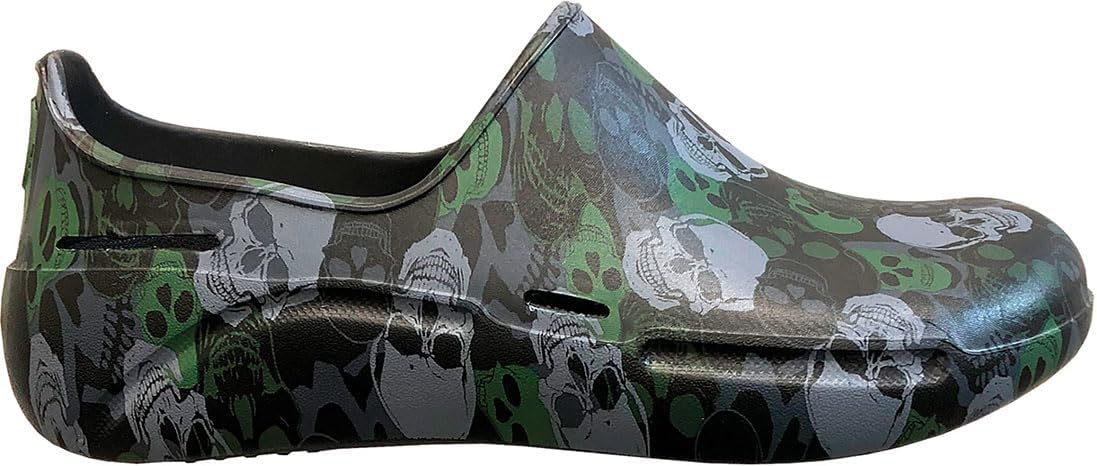 Anywear Streak Work Clogs - Slip-Resistant Clogs for Women - Water-Resistant Nurse Shoes - Easy-Clean Nurse Shoes - Fluid Resistant for All Day Comfort - Breathable, Lightweight & Easy to Clean