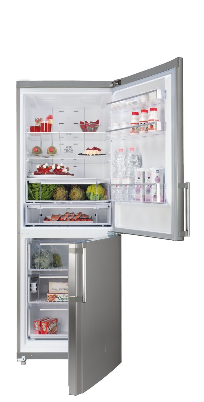 Hotpoint enbgh 19423 FW Réfrigérateur/Congélateur/A + + +/195.5 cm Hauteur/219 kWh/an/302 L refroidissement partie/148 L Partie Congélateur/No Frost/seulement 0,6 kWh/24 STD/Acier inoxydable