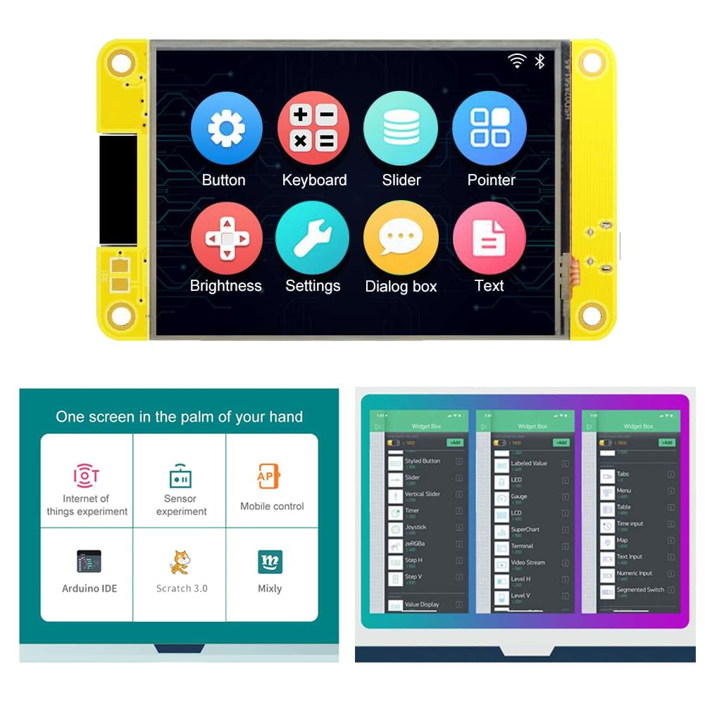 ESP32 Touchscreen 2.8inch TFT LCD Display ILI9341 Resistive Touch Module 240 * 320 ESP32-2432S028R Bluetooth WiFi Dual Core Development Board for Arduino