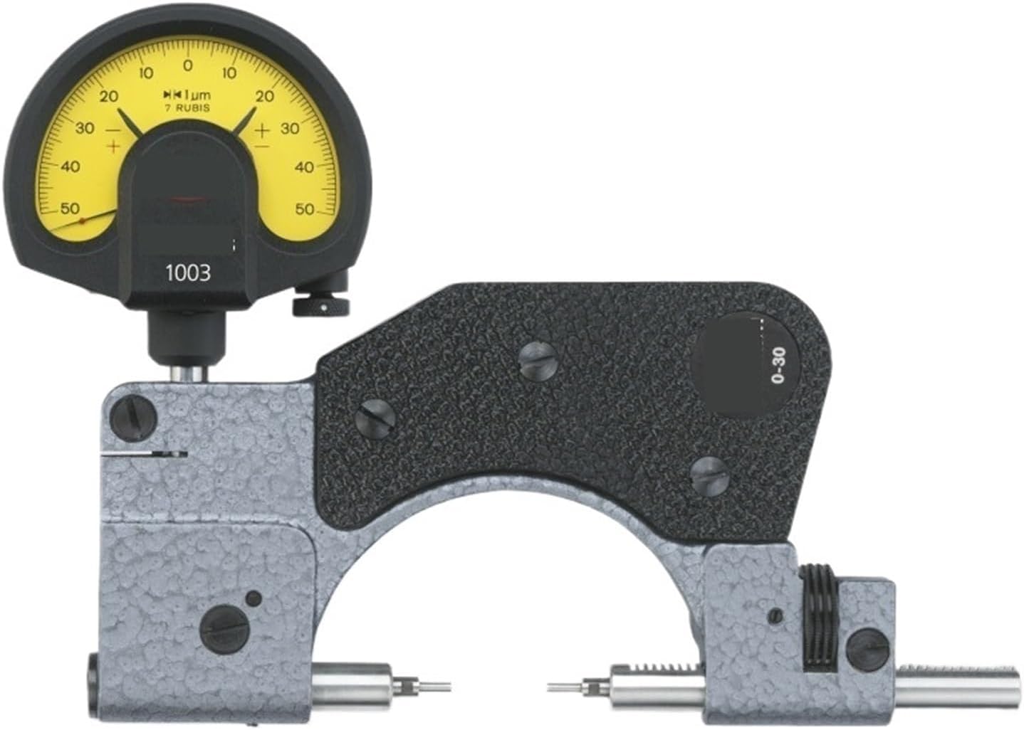 Ten Thousand Minute Ruler Replaceable Anvil Type with Watch Clip, 840FH 0-30 (4451000)