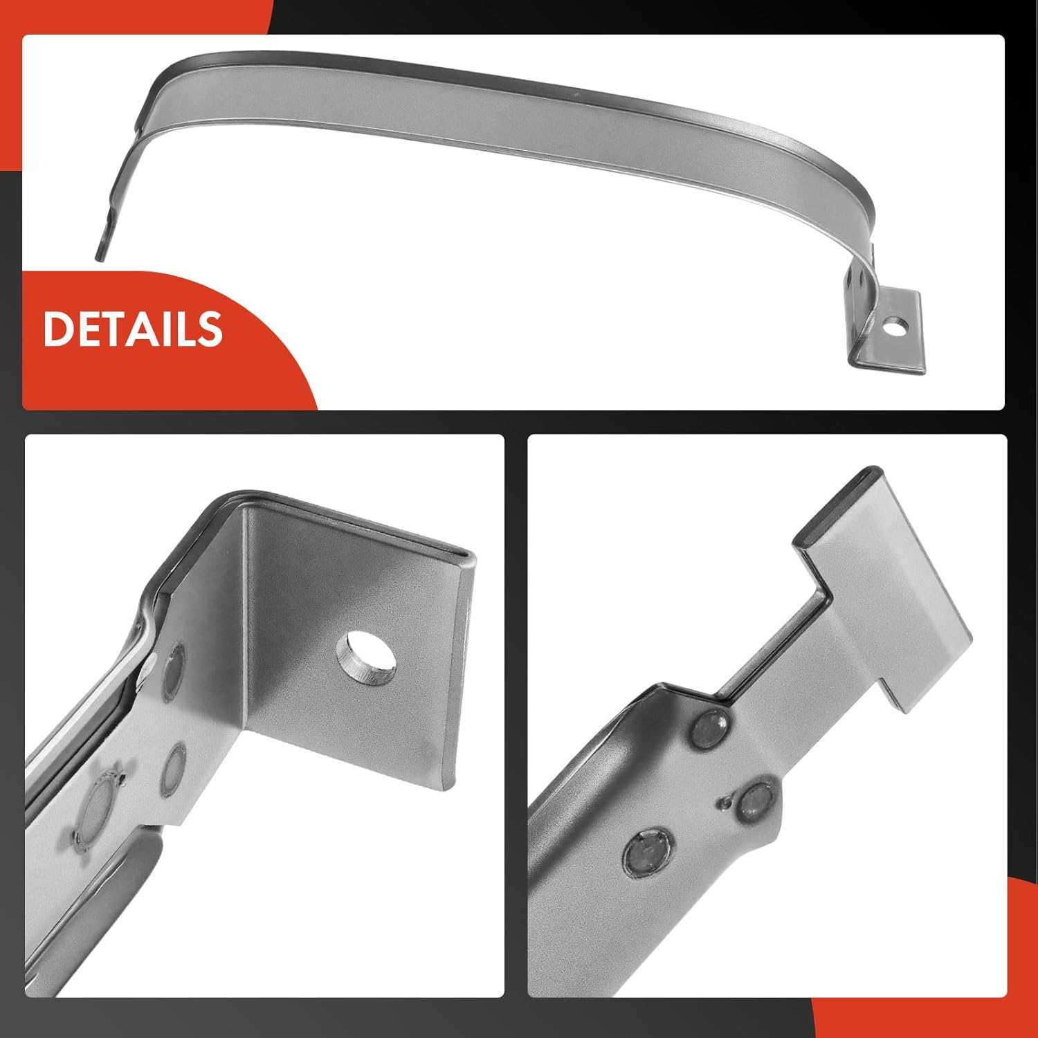 A-Premium Fuel Tank Straps Compatible with Ford F-150 Lobo Lincoln Mark LT 2010-2014 2-PC Set