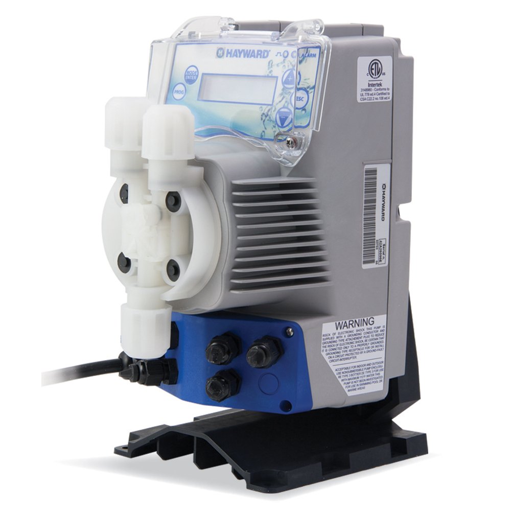 Hayward Flow Control ZRD1000V-000 Z Series Digital Solenoid Pump, Diaphragm, 160 Stroke/Minute, pH/Redox Control Meter, FPM Seals