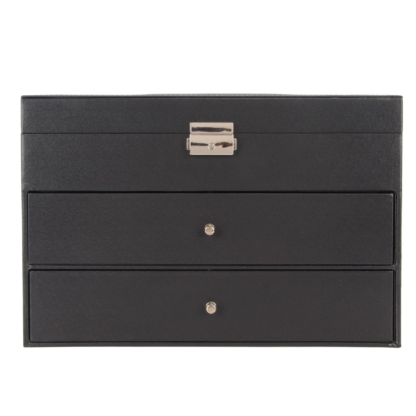 Fabater Organizer na Okulary Przeciwsłoneczne, Pudełko do Przechowywania Okularów z 18 Miejscami - 3-warstwowe Etui na Okulary ze skórą PU, Metalowe Zapięcie, Idealny Prezent dla Kobiet i Mężczyzn,