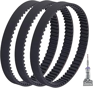 3-Pack Replacement Belt for Dyson DC17 Animal, Asthma & Total Clean Vacuum | Replaces Part 11710-01-02 & 911710-01 | Durable Drive Belt Set