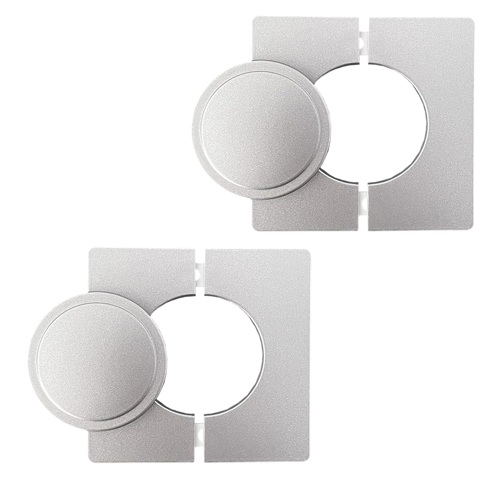 NVOQILIN 100x100mm Air Conditioning Pipe Hole Concealer Panel Weather Resistant Decorative Panel for Home Improvement Conditioning Pipe Wall Hole Cover