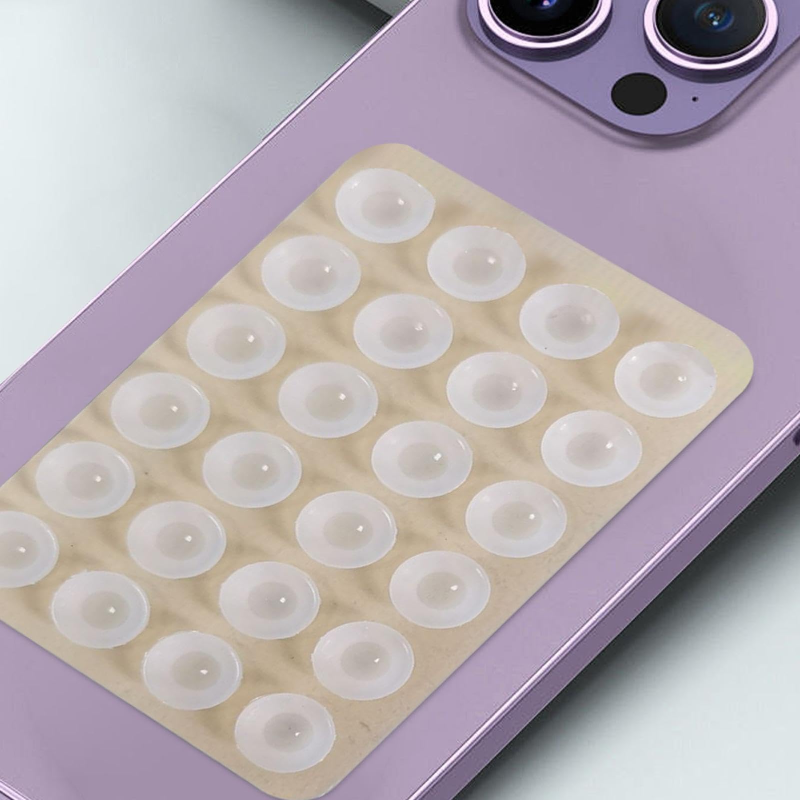 Ventouse En Silicone Pour Téléphone - 40 Ventouses, Forte Adhésion - Compatible Tous Smartphones - Pour Selfies, Vidéos, Mains Libres