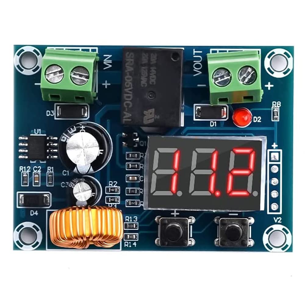 Heemol Monitor per Batterie XH-M609 DC12V-36V Modulo di Protezione da Sovrascarica Della Batteria,Moduli Caricabatterie Sottotensione,Spegnimento Automatico a Bassa Tensione