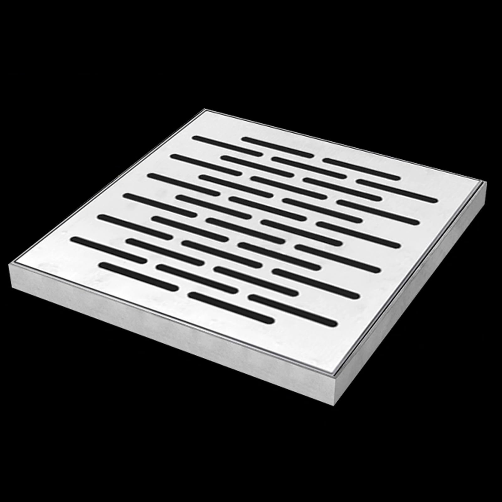 Couvercle de lavabo durable en acier pour regard extérieur discret