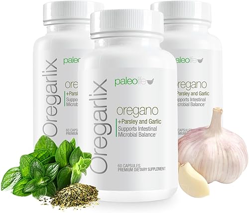 Suplemento prémium Oregarlix para la salud intestinal. Equilibrio microbiano con prebióticos de primera calidad – Ayuda a mantener buenas bacterias