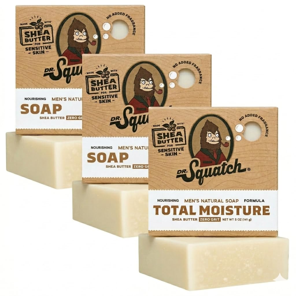 Dr. Squatch Total Moisture Men’s Bar Soap