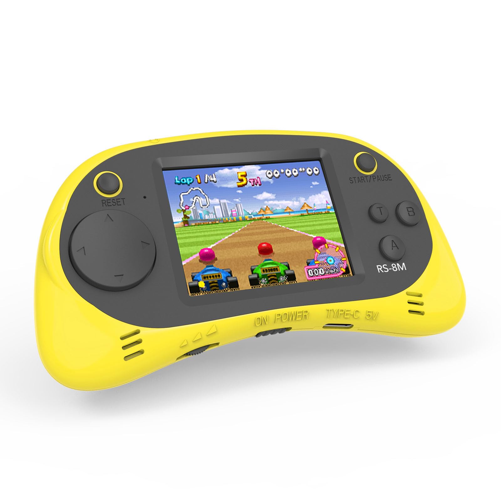 Kids Handheld Games 16 Bit Retro Video Games with 220 HD Electronic Games - 2.5'' LCD Portable Travel Games Gifts for Boys Girls Ages 4-12