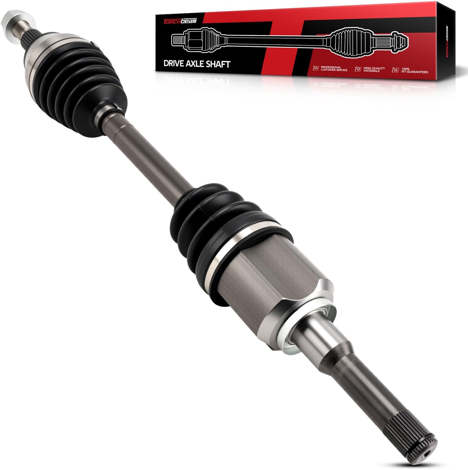 Torchbeam CV Axle Shaft Assembly Compatible with 2014-2018 Transit Connect, Front Left CV Axle 66-2351