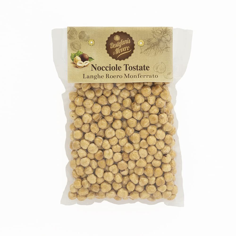 3 x 500 g | Destefanis & Novero Nocciole Langhe Roero Monferrato | Nocciole tgt Tostate e Sgusciate, Frutta Secca Fonte di Vitamine e Fibre, Snack Perfetto per Aperitivo e Colazione