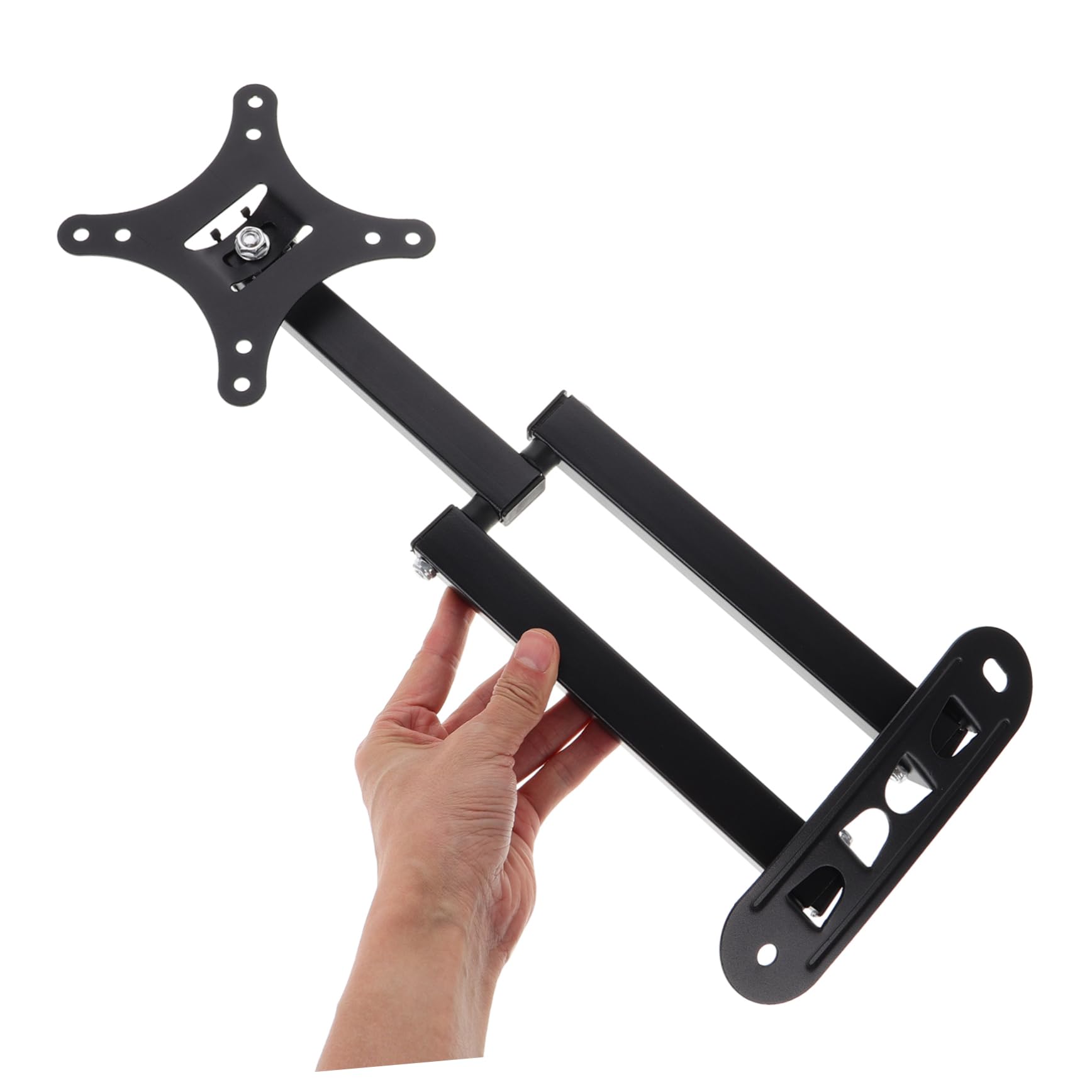 Angoily Supporto Da Parete Per Tv Snodabile Supporto Per Monitor Lcd Con Braccio Estensibile Inclinabile e Girevole Compatibile Con Tv Da Design Salvaspazio