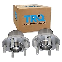 Vista 143 de TRQ Juego de 2 rodamientos de rueda trasera y conjunto de cubo con sensor ABS compatible con Ford Transit Connect 2014-2018