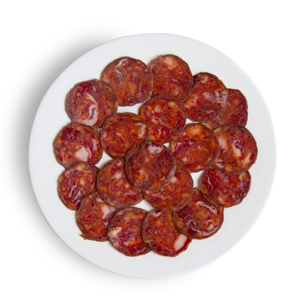 Balsanera Ibérico - Chorizo Iberico di Ghianda (1/2 Pieza) | Peso approssimativo: 500gr | Stagionatura: 4-5 meses | Sottovuoto