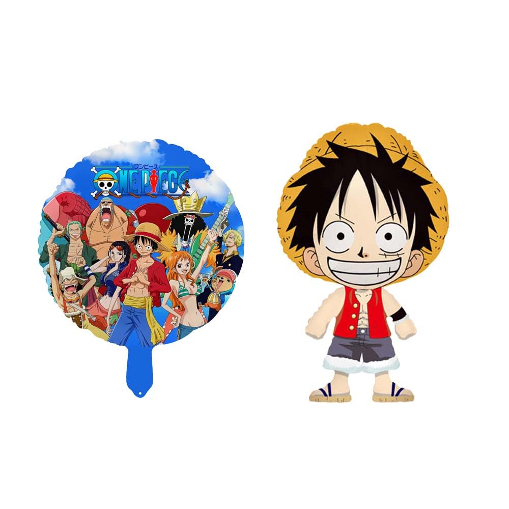 2pcs Balloons Birthday Party Mylar Foil Balloons for Piece Themed Birthday Party Decorations Supplies โ image 1