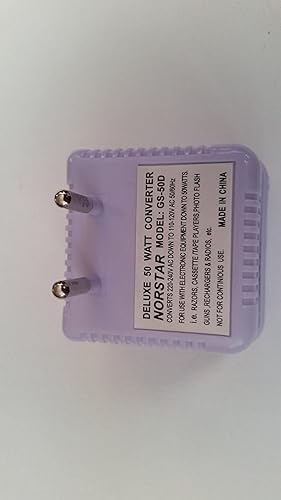 Miniatura 2 de SKR N Star - Convertidor reductor de 50 vatios - Convertidor de viaje internacional - 220-240 V a 110-120 V